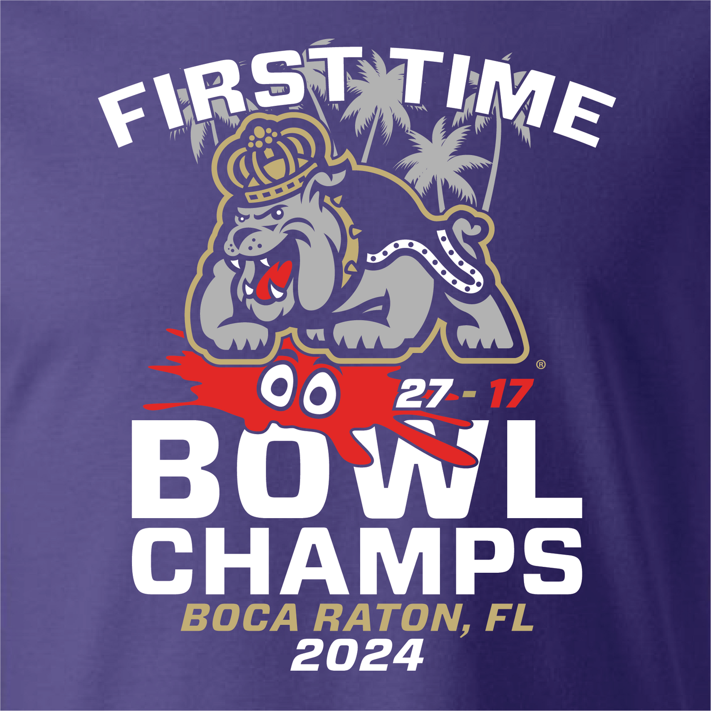 Boca Raton Bowl Champs Long Sleeve T-Shirt