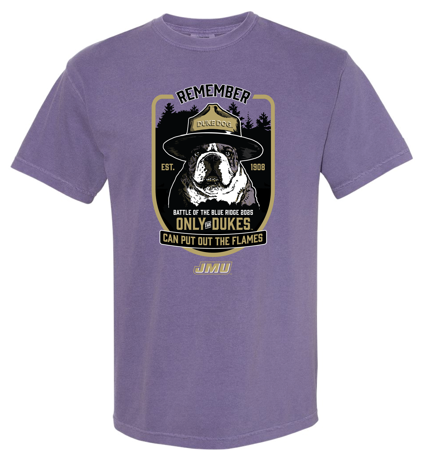 Smokey the Duke Dog - Comfort Colors Short Sleeve Shirt
