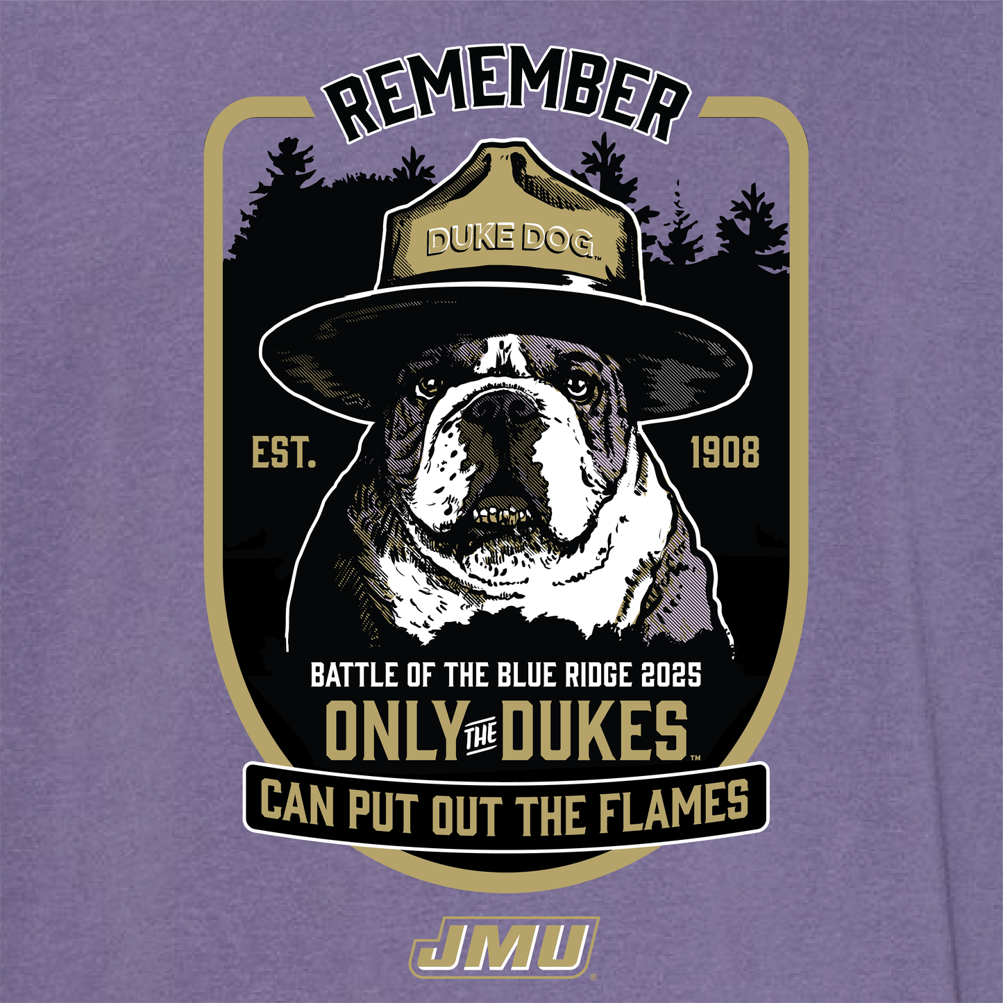 Smokey the Duke Dog - Comfort Colors Short Sleeve Shirt