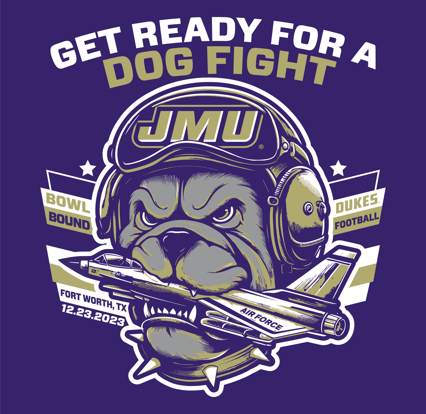 Fighter Pilot - JMU Armed Forces Bowl Long Sleeve T-Shirt