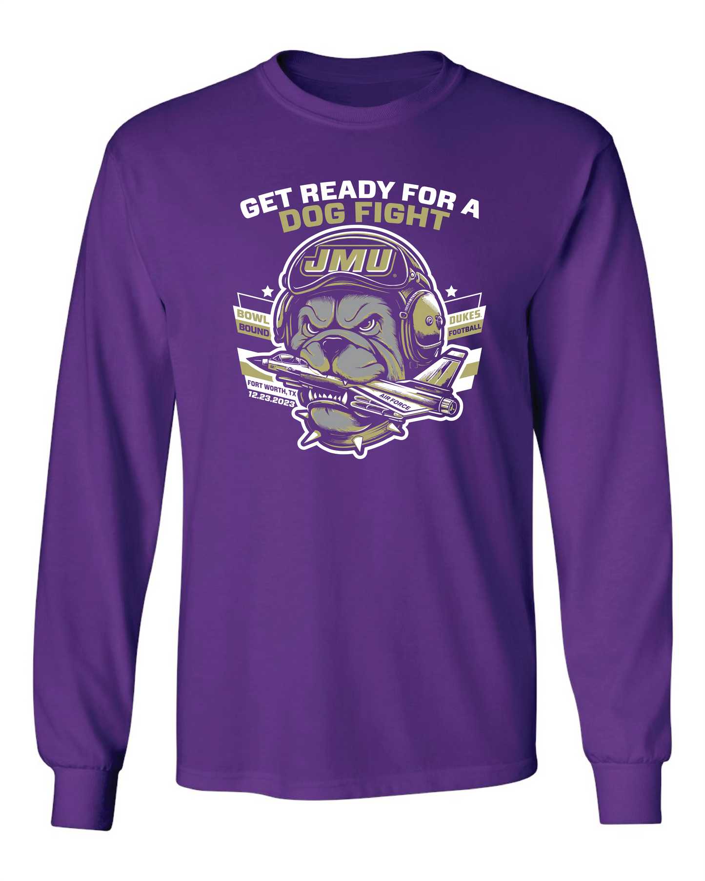 Fighter Pilot - JMU Armed Forces Bowl Long Sleeve T-Shirt