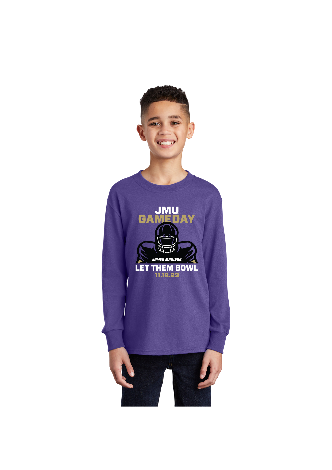 THE Officially Licensed JMU GAMEDAY *Youth* Long Sleeve T-Shirt