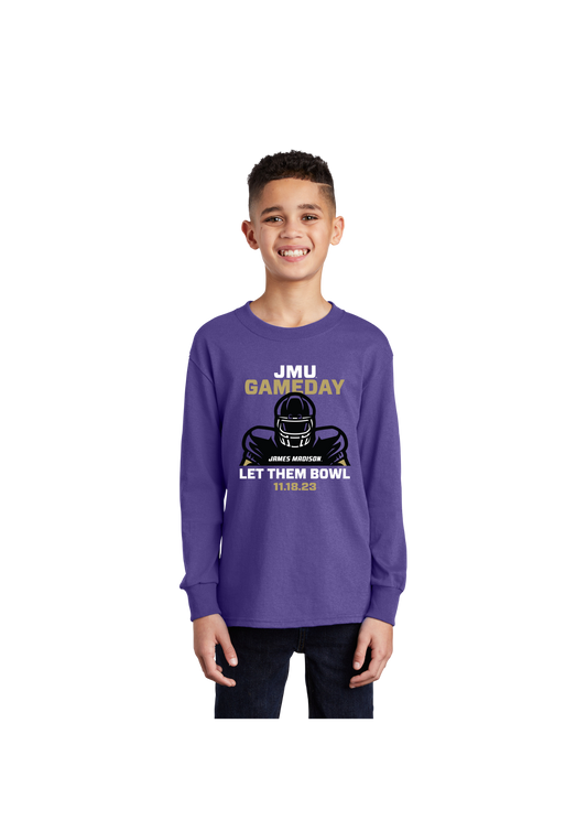 THE Officially Licensed JMU GAMEDAY *Youth* Long Sleeve T-Shirt