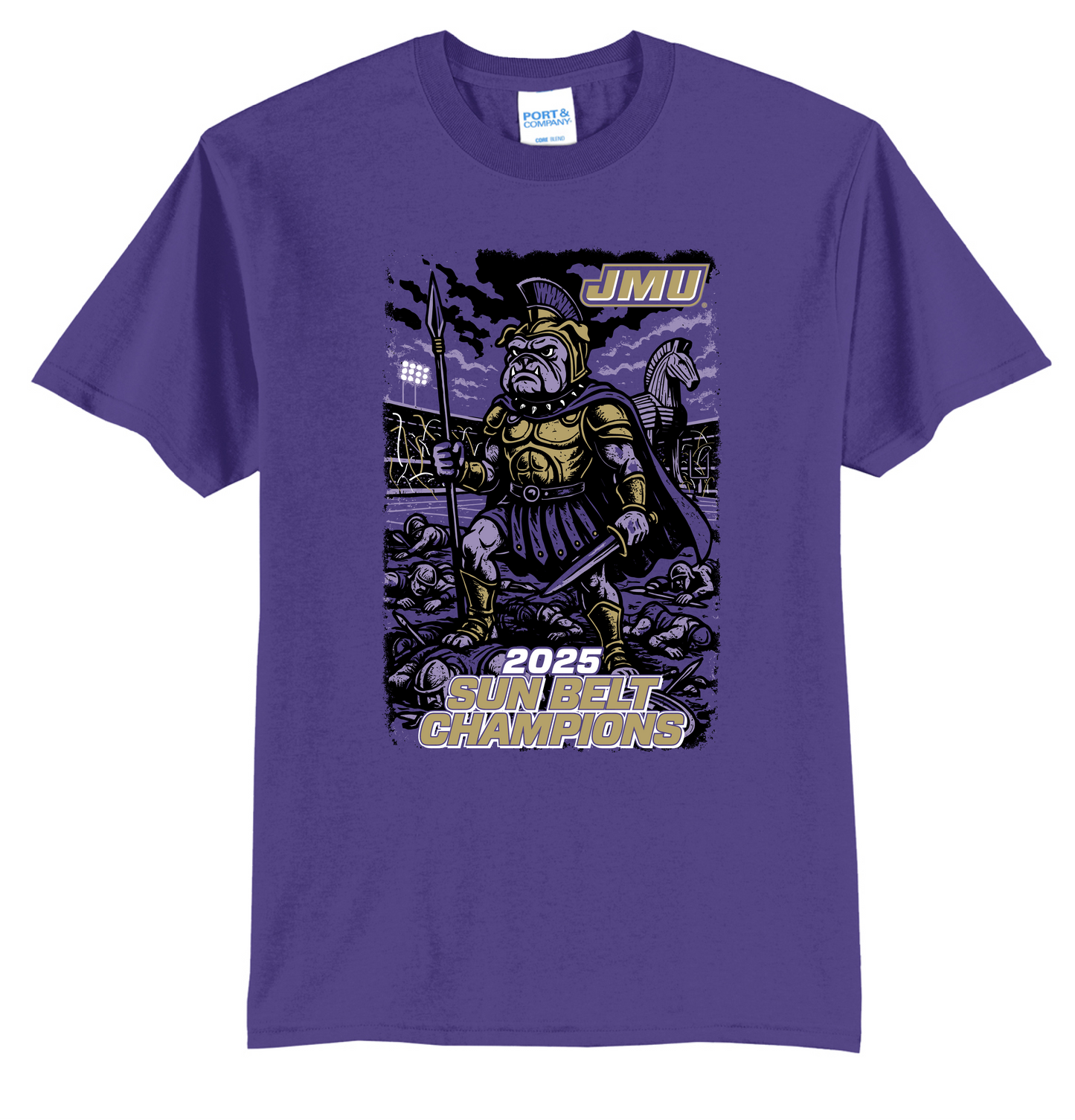 JMU Football SBC Champs - Short Sleeve Cotton Shirt