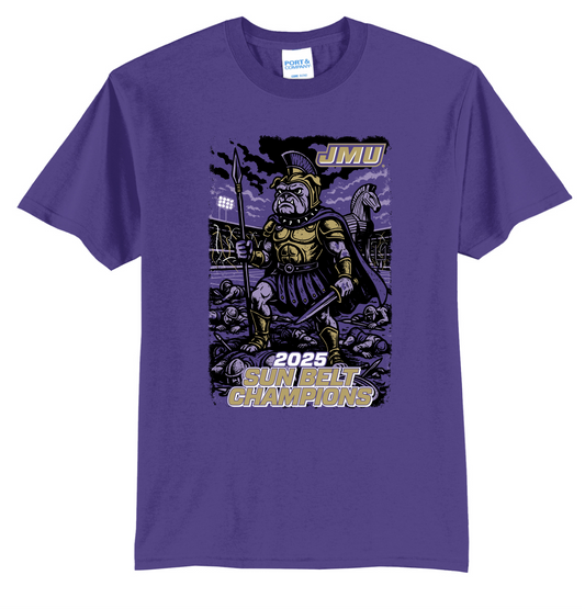 JMU Football SBC Champs - Short Sleeve Cotton Shirt