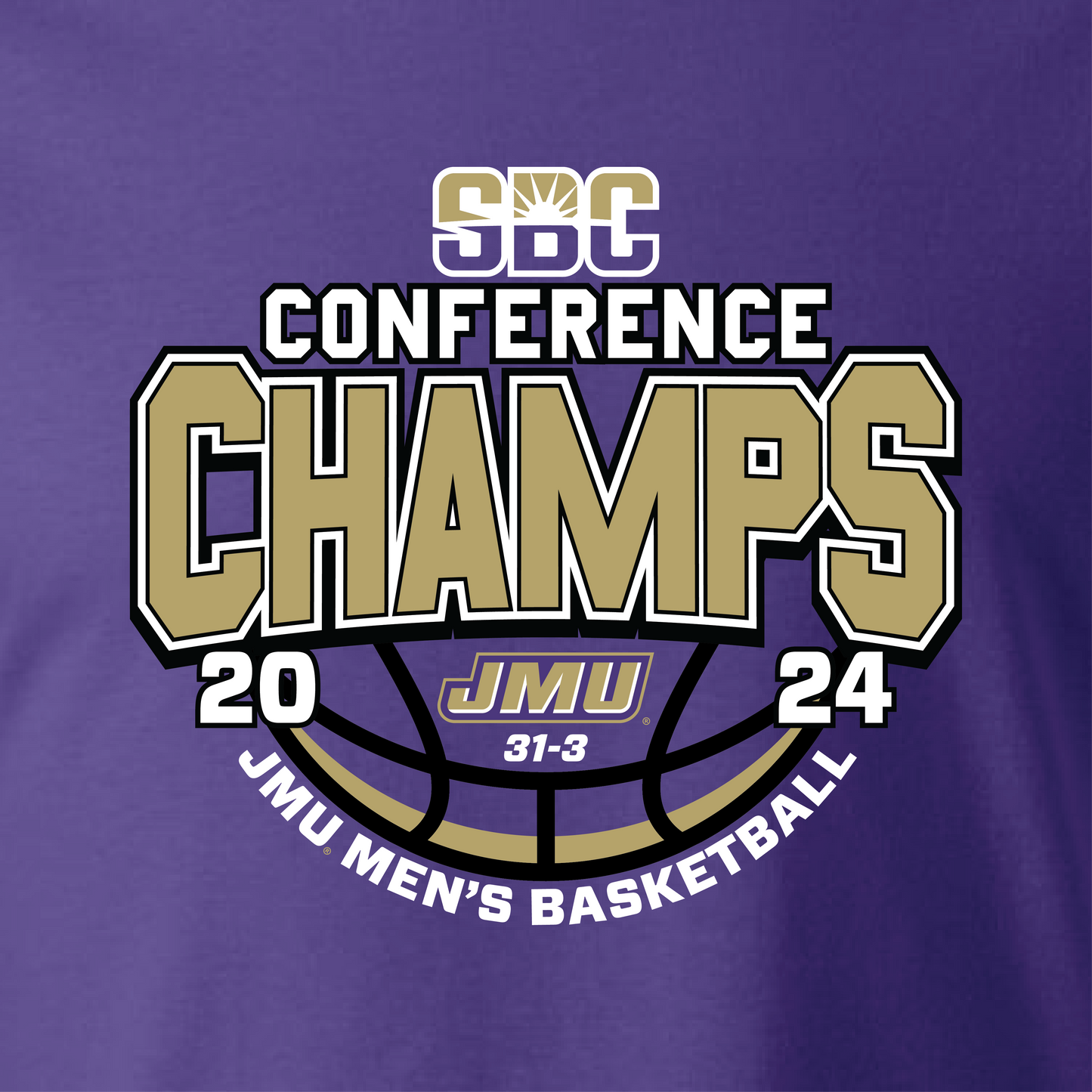 Classic - JMU Men's Basketball SBC Champs T-Shirt
