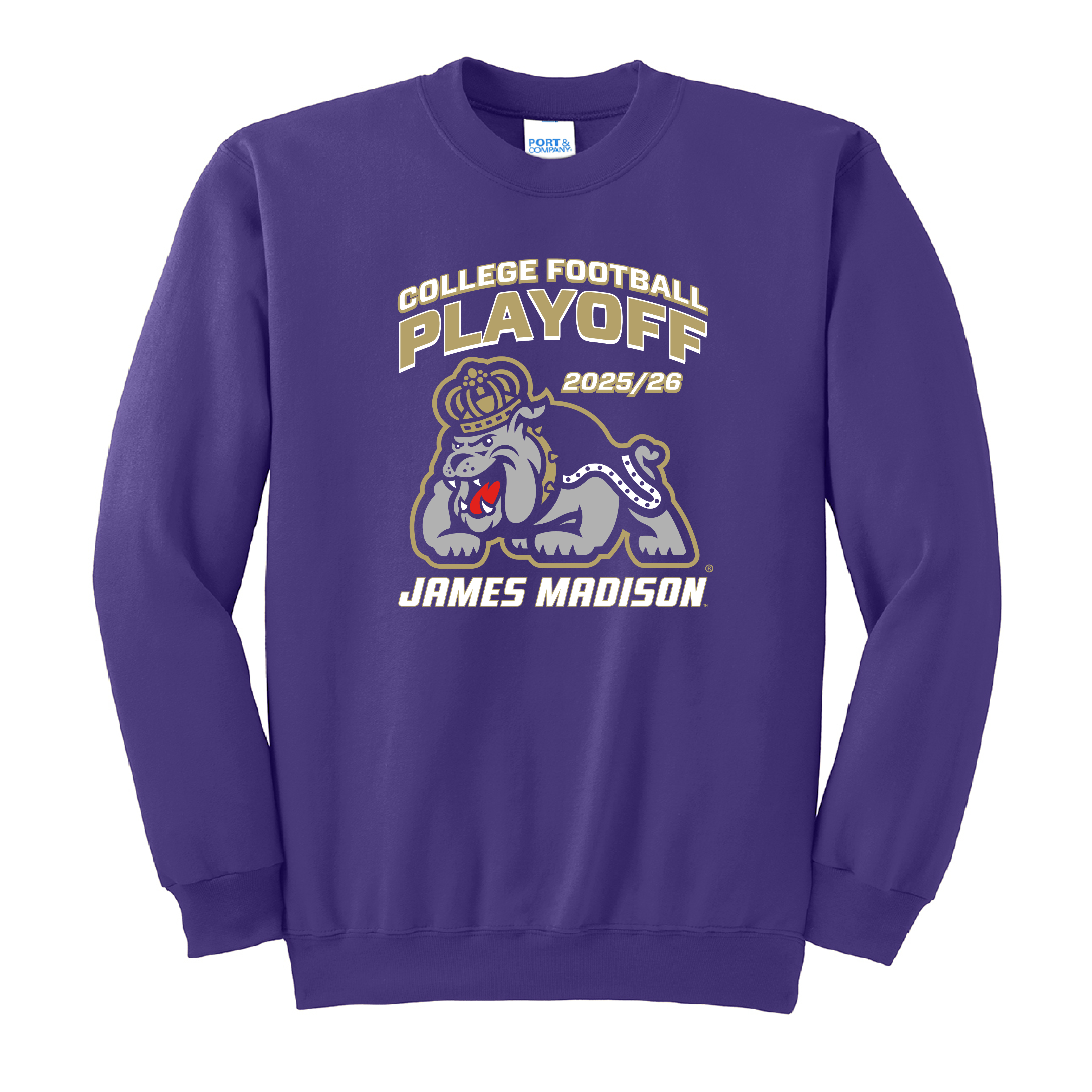 JMU College Football Playoff CFP - Crewneck Sweatshirt – Collegiate ...